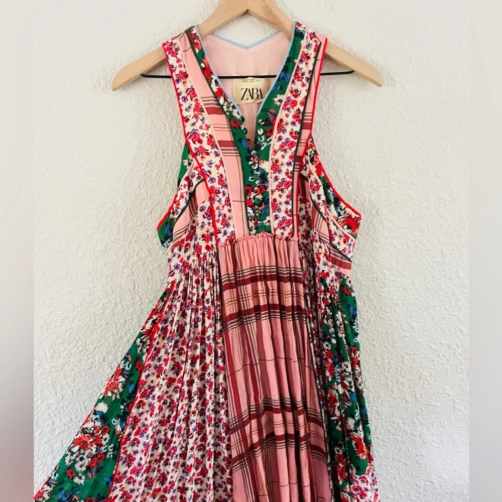Zara Studio Patchwork Maxi Dress - Picture 12 of 16
